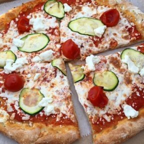 Gluten-free cheese pizza from Pala Pizza
